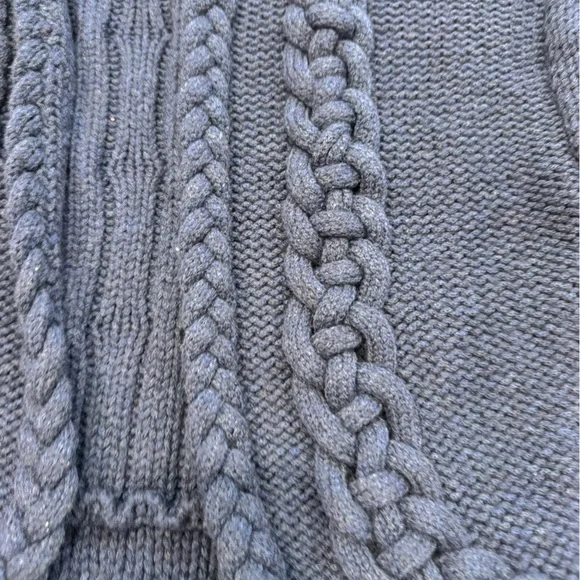 CYNTHIA STEFFE***Chunky Knit Navy Sweater Cardigan****XS $389 - Picture 2 of 4